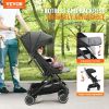 VEVOR Standard Baby Infant Stroller, Toddler Stroller with 95¬∞-150¬∞ Adjustable Backrest & & 0/90¬∞Adjustable Footrest & One-click Folding