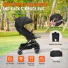 VEVOR Standard Baby Infant Stroller, Toddler Stroller with 95¬∞-150¬∞ Adjustable Backrest & & 0/90¬∞Adjustable Footrest & One-click Folding